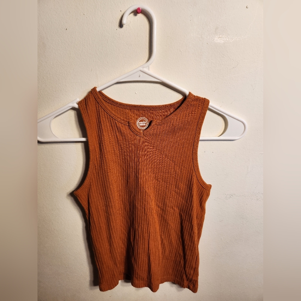 Orange tank top